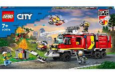 Konstruktorius LEGO® City Ugniagesių vadavietės sunkvežimis 60374, 502 vnt.