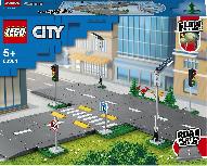 Konstruktorius LEGO City Kelio plokštėlės 60304, 112 vnt.