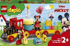 Konstruktorius LEGO DUPLO® | Disney Mickey and Friends Mikio ir Minės gimtadienio traukinys 10941, 22 vnt.