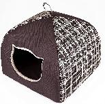 Gyvūno guolis Hobbydog R3 Igloo, ruda, 49 cm x 49 cm