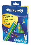 Pelikan Spalvoti pieštukai, combino, 12 sp