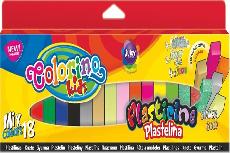 Plastilinas Colorino 57424PRT, 0.27 kg, 18 vnt.