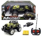 RC automobilis ASKATO Military Jeep, 1:18