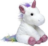 Pliušinis žaislas Molli Toys Unicorn 468444, baltas, 35 cm