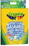 Kreidelės Crayola Ultra Clean, 8 vnt.