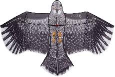 Aitvaras Dragon Fly Eagle, 80 cm x 180 cm, antracito/juoda