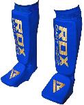 Blauzdų ir pėdų apsauga RDX Shin Instep Guards HYP-SIU, mėlyna, M