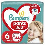 Sauskelnės-kelnaitės Pampers Pants, 6 dydis, 14 - 19 kg, 44 vnt.