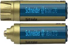 Teksto žymeklis Schneider Maxx 270 65S127053, 1 - 3 mm, aukso