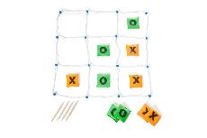 Mėtymo žaidimas BS Toys Giant Tic Tac Toe, žalia/oranžinė