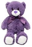 Pliušinis žaislas Tulilo Teddy Bear 9297, violetinis, 35 cm