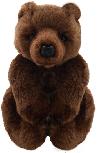 Pliušinis žaislas Beppe Brown Bear, rudas, 22 cm