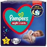 Sauskelnės nakčiai Pampers Night Pants, 5 dydis, 12 - 17 kg, 22 vnt.