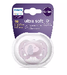 Čiulptukas Philips Avent Ultra Soft Deco, nuo 6 mėnesių, violetinė