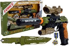 Komplektas Lean Toys Military Power Gun LT7870