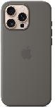 Telefono dėklas Apple Silicone Case with MagSafe, Apple iPhone 16 Pro Max, stone gray