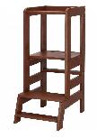 Pakyla - laiptelis Springos Step Stool, medis, rudas, 90 cm x 52 cm x 39 cm