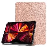 iLike Tri-Fold ekologiškos odos stovo dėklas Lenovo IdeaTab M9 9'' TB310 (2023) Rose Gold