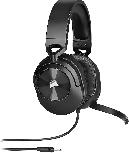 Laidinės žaidimų ausinės Corsair HS55 Surround HS55, juodos