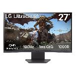 Monitorius LG 27GS60QC-B.AEUQ, 27", 1 ms