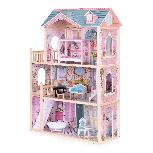 Lėlių namas EcoToys Wooden Dollhouse 8106