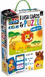 Dėlionė Lisciani Life Skills Flash Cards & Puzzle, 6 cm, įvairių spalvų, 13 vnt.