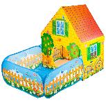 Vaikiška palapinė EcoToys Farm Tent, 150 cm x 90 cm