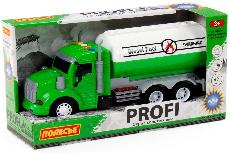 Žaislinis automobilis Polesie Profi Fuel Truck 86471, balta/žalia