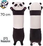 Pliušinis žaislas HappyJoe Panda 7426152, baltas/juodas, 70 cm