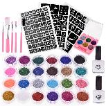 Rinkinys tatuiruotėms Glitter Tattoos Kit ZA4785, vaikams