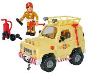 Transporto žaislų komplektas Simba Fireman Sam Mountain 4x4 109252511038, geltona/įvairių spalvų