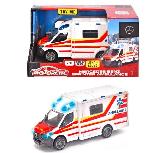 Žaislinis automobilis Majorette Mercedes-Benz Sprinter Ambulance 213712001038, 1:43, juoda