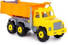 Žaislinė sunkioji technika Wader-Polesie Supergigante Dump Truck 5113, geltona/oranžinė