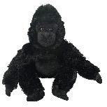 Pliušinis žaislas beždžionė Wild Planet All About Nature Gorilla, juodas, 23 cm