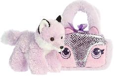 Pliušinis žaislas lapė Aurora Fancy Pals, violetinis, 20 cm