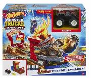 Automobilių trasa Mattel Hot Wheels Monster Trucks Arena Smashers - Fire Crash Challenge HNB90