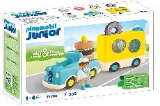 Konstruktorius Playmobil Junior Crazy Donut Truck With Stacking And Sorting Feature 71702, plastikas