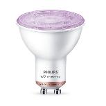 Lemputė Philips Wiz LED, MR16, 2200 - 6500 °K, GU10, 4.7 W, 345 lm