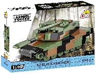 Konstruktorius, tankas Cobi Klocki Armed Forces K2 Black Panther 3107, plastikas