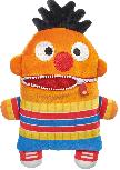 Pliušinis žaislas Schmidt Worry Eater Ernie, mėlynas/geltonas/oranžinis, 30 cm