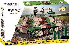 Konstruktorius, tankas Cobi Klocki Historical Collection Sturmmörser Sturmtiger 2585, plastikas