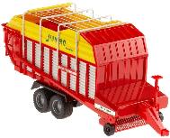 Priekaba Bruder Jumbo 6600 Profiline Forage Trailer 2214, 1:16, raudona