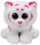 Pliušinis žaislas TY Beanie Babies White tiger Tabor, baltas/rožinis, 15 cm