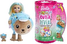 Lėlė Mattel Barbie Cutie Reveal HRK30, 12 cm