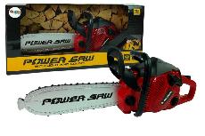 Žaislinis meistro įrankis, įrankių komplektai, pjūklas Lean Toys Power Saw, raudona/pilka