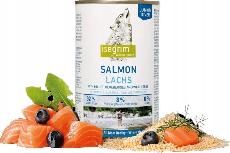 Šlapias šunų maistas Isegrim Junior Salmon With Millet, Blueberries and Wild Herbs, 0.4 kg