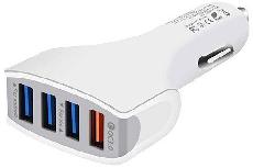 Adapteris Vega Faston QC 3.0 4 x USB, 4 x USB 3.0, balta, 36 W