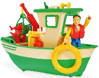 Laivas Simba Fireman Sam Fishing Boat, įvairių spalvų, 14 vnt.