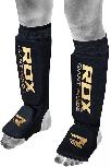 Blauzdų ir pėdų apsauga RDX Shin Instep Guards HYP-SIB-XL, aukso/juoda, XL