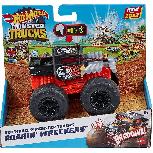 Žaislinis automobilis Mattel Hot Wheels Monster Trucks Roarin' Wreckers HDX60/HDX61, 1:43, juoda/raudona